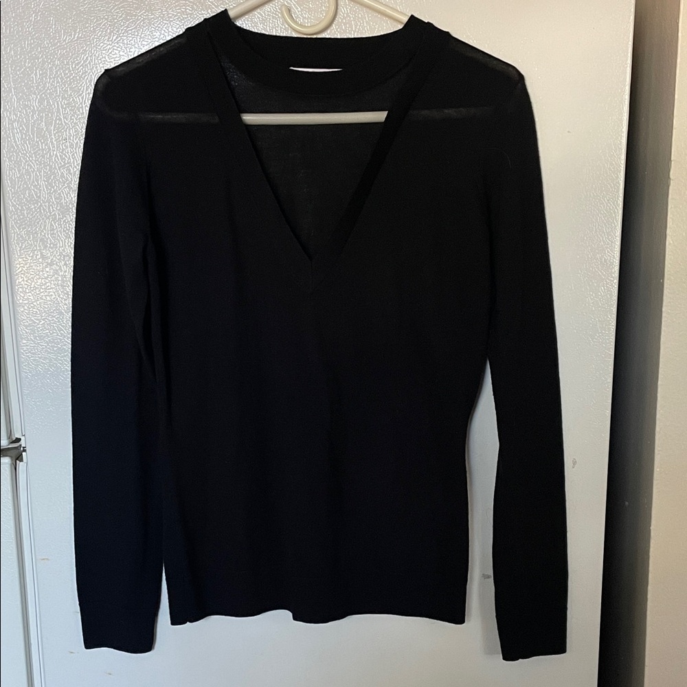 Bailey 44 Small 100% Merino Wool Long Sleeve Blouse